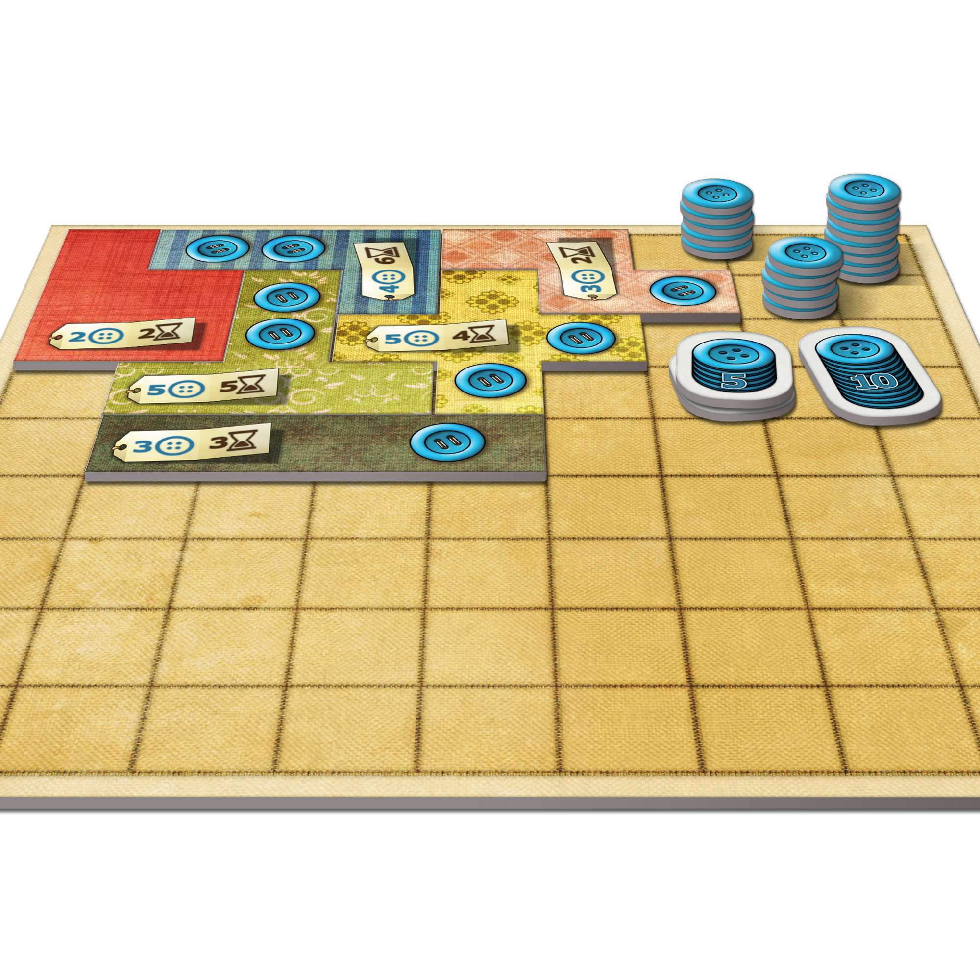 Patchwork Board Game for Ages 8 and up, From Asmodee - image 5 of 7