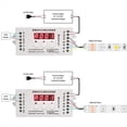 thumbnail image 2 of 4CH DMX512 Decoder RGBW LED Light Strip Controller Console Use Decorated Lighting Dimmer Driver DC9V-24V Light Show, 2 of 6