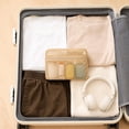 thumbnail image 6 of Tdxkok 3D Mesh Storage Bag Portable Breathable Travel Sundries Organizer Transparent Storage Pouch 10.63*8.66*2.17IN C, 6 of 7