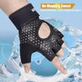 thumbnail image 2 of Guantes de levantamiento de pesas transpirables sin dedos para gimnasio, 2 of 6