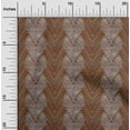 thumbnail image 2 of oneOone Polyester Spandex Brown Fabric African Aztech With Animal Skin Sewing Material Print Fabric By The Yard 56 Inch Wide, 2 of 4