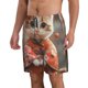 thumbnail image 2 of Balery Adorable Kitten In Kimono Traje de Baño Estilo Hawaiano para Hombre, Shorts de Secado Rápido con Bolsillos-X-Large, 2 of 6