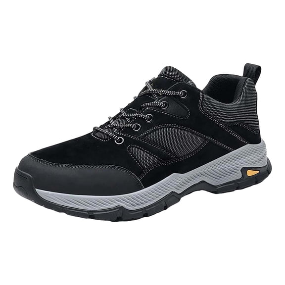 NOKIO Men's 𝖫a𝖼e Up Sneaker Comfortable Cushion Wide Width Shoes Fashion Outdoor Running Shoes Lightweight Mountaineering Sports Shoes Durab𝗅e Anti-S𝗅ip Athlet𝗂c Shoes