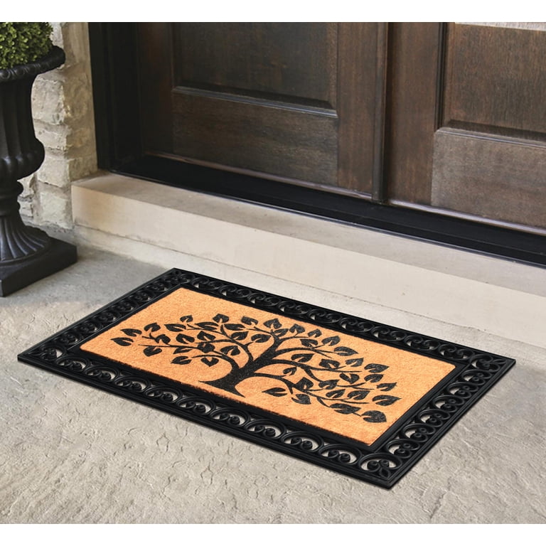A1HC Rubber and Coir Tree of Life Classic Paisley Border Double
