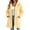 Yellow, variant on KICILVS Womens Fleece Coat Hooded Open Front Fuzzy Sherpa Cardigan Jacket Long Sleeve Winter Warm Outerwear with Pockets