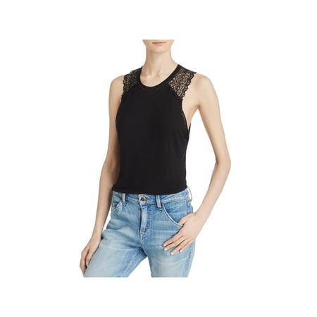 Womens Pennies - We The Free Womens Peony Lace Trim Open Back Tank Top