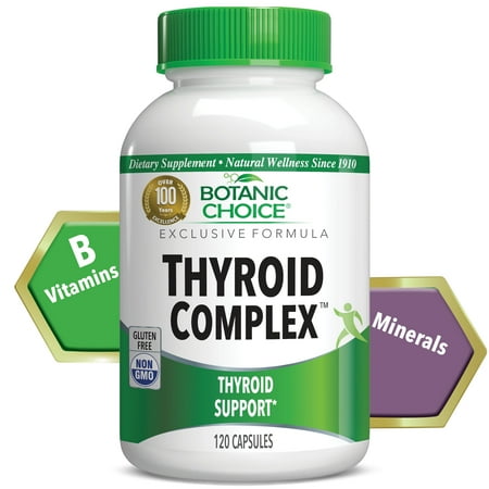 Botanic Choice Thyroid Complex Dietary Supplement, 120 Capsules