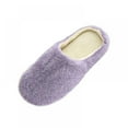 thumbnail image 2 of Pantoufles pour Femmes en Mousse Mémoire à Enfiler Pantoufles de Maison pour Femmes Intérieur Extérieur Pantoufles de Chambre pour Femmes Doublure en Flanelle Chaude et Douce Pantoufles pour Femme, 2 of 9
