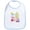 Sky Blue, variant on CafePress - Peppa Pig: Siblings - Cute Cotton Cloth Baby Bib, Toddler Bib
