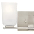 thumbnail image 2 of 55016NI Kichler Lighting Roehm - 2 Light Bath Vanity Approved for Damp Locations - with Transitional inspirations - 7.25 inches tall by 14 inches, 2 of 4