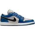 thumbnail image 2 of Women's Air Jordan 1 Low French Blue/Black-College Grey (DC0774 402) - 8.5, 2 of 6