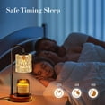 thumbnail image 4 of Briever Dimmable Candle Warmer Lamp with Timer, Height Adjustable Electric Candle Wax Warmer, Christmas Birthday Gifts for Women Mom, House Warming G, 4 of 7