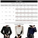 thumbnail image 4 of Guardurnaity Camisa de cuello para mujer, Tops de estilo informal de Color sólido para acampar, ropa de ceremonia para banquete de boda, ropa Prendas para la parte del cuerpo Blanco S, 4 of 6