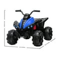 thumbnail image 2 of BKIRNP 12V 4-Wheeler ATV Quad Ride On Car,Electric 4 Wheeler Quad ATV Car with MP3, USB, LED Headlight Ride On Toys for Kids 3-6 Years,Blue, 2 of 7