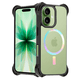 thumbnail image 4 of Mr. Gadgets Funda De Uso Rudo Para iPhone, Diseño Magnetico, Case Transparente De Acrilico Epoxi, Tecnología Ultra Bounce, Anti-caídas Compatible Con iPhone 17 Pro Max Color Negro Tornasol, 4 of 7