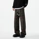 thumbnail image 1 of Pantalones de hombre de longitud completa con estampado de punto Zang-zang, bolsillos con cordón ajustable, cintura elástica, pantalones de pierna recta, pantalones de poliéster para hombre, 1 of 9