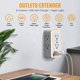 thumbnail image 3 of Cargador de pared USB, protector contra sobretensiones Super Electro, 6 enchufes, 3 of 6