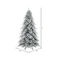 thumbnail image 3 of Vickerman 9' x 64" Flocked Bavarian Pine Artificial Unlit Christmas Tree., 3 of 5