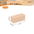 thumbnail image 2 of Uxcell 8Pcs Bloque de Talla de Tilo, Bloques de Madera Cuadrados de 0.8"x0.8"x2" para Decoración y Artesanía de Bricolaje, 2 of 7
