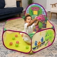thumbnail image 6 of Barney Pop-Up Playground - Ball Pit, 25 Balls & Basketball Hoop, Indoor & Outdoor, Children Ages 2+, 6 of 11