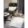 thumbnail image 4 of Luxe Hudson Faux Sheepskin Single Rug | 2'x3', 4 of 5
