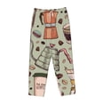 thumbnail image 4 of Haiem Coffee Makers Macaroons Chocolate Women's Pajama Pants Ultra Lightweight Pjs Bottoms Sleepwear Bottom Pants With Pocket Drawstring-X-Large, 4 of 9