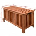 thumbnail image 4 of vidaXL Garden Storage Box 118x52x58 cm Wood, 4 of 4