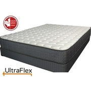 Ultraflex CLASSIC - Mousse à mémoire de forme gel orthopédique de luxe, matelas écologique (fabriqué au Canada) - Taille simple/taille simple avec protège-matelas imperméable