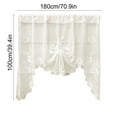 thumbnail image 3 of DefiDgd 39x70inch Semi Sheer Linen Curtains for Bedroom,Grommet Airy Lightweight Farmhouse Window with Light Filtering for Living Room Bedroom(Beige), 3 of 6