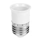 thumbnail image 2 of Portalámparas E27 A B22 Convertidor Adaptador Piezas Iluminación() Blanco, 2 of 6