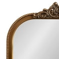 thumbnail image 4 of Kate and Laurel Hubanks Vintage Decorative Tall Arched Mirror, 24 x 38, Gold, Large Antique Statement Arch Mirror for Dresser or Mantel Home Decor Options, 4 of 8