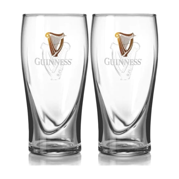 Vaso pinta Guinness Flying Toucan & Tortoise 590 mL, pack de 2