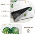 thumbnail image 6 of 5'x7' Area Rugs for Living Room Bedroom, Saint Patrick's Day Washable Rug Carpet Runner Indoor Outdoor, Watercolor Shamrock Love Star Lucky Green Non Slip Floor Mats Area Rug for Kitchen, Nursery, 6 of 8