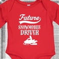 thumbnail image 4 of Inktastic Future Snowmobile Driver Snowmobiling Boys or Girls Long Sleeve Baby Bodysuit, 4 of 5