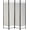Cream, variant on BoldGear 4 Panel Room Divider 6FT Steel Frame Screen Folding Privacy Divider Freestanding Partition for Home Office Bedroom (Grey)