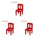 thumbnail image 4 of Tholdsy 18 Uds. Sillas de juego de para niños, sillas de equilibrio de plástico para niños, juguete educativo de bloques de equilibrio 3piezas, 4 of 6