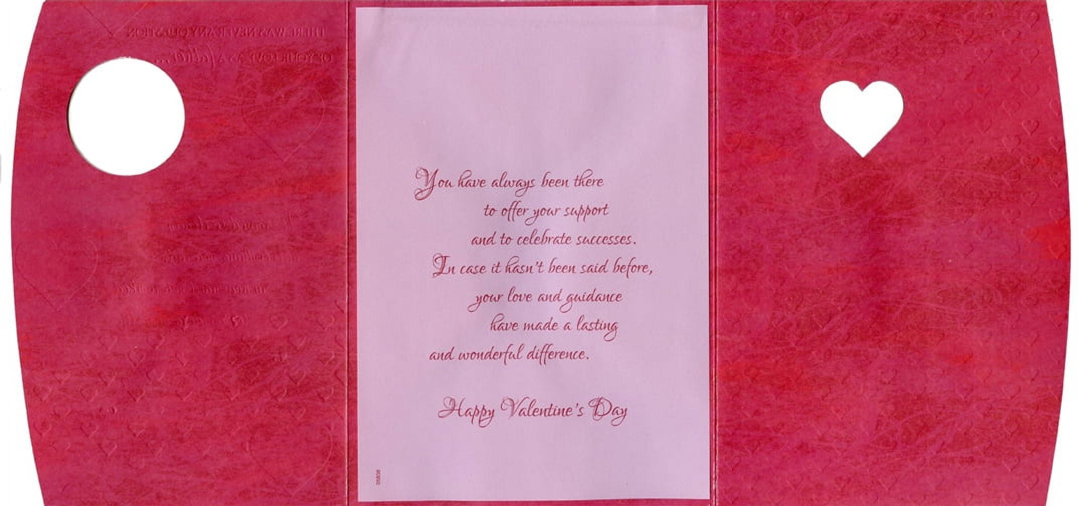 Designer Greetings Circle, Heart Die Cut Tri-Fold: Father Valentine's Day  Card