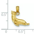 thumbnail image 2 of 14K Yellow Gold 3-Dimensional Polished Finish Seal Charm Pendant, 2 of 3
