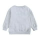 thumbnail image 4 of Suéter Herrnalise para niños y niñas, cuello redondo, tallas pequeñas y medianas, jersey de forro polar de color liso, liquidación., 4 of 8