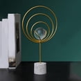 thumbnail image 1 of Adorno de de cristal de hierro forjado , coleccionables con estatua para comedor, estantería de escritorio, decoración de armario Fernando estatua de hierro, 1 of 8