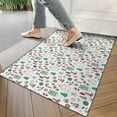 thumbnail image 4 of White Christmas Icon Pattern Door Rugs,Washable Non Slip Door Mats Indoor,Decorative Door Mats,Entry Mat Indoor for Entrance,Bedroom,Kitchen,Bathroom,17"x30", 4 of 6