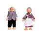 thumbnail image 2 of Puppet Set de madera Niños Humanos Figura humana Juguete Kit de muñecas de muñecas Patrón de juego para niños Random, 6pcs Guardurnaity FN000309-02, 2 of 7
