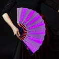 thumbnail image 3 of Limited Time Deal karymi Holographic Folding Clap Fans for Line Dancing Foldable Holding Colors Fan for Line Dancing Party Dance Enthusiasts Gift The Big Save Shop All Savings Summer Clearance, 3 of 6