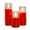 Red, variant on Farfi 3Pcs Flameless LED Candles Battery Operated Flickering Candles LED Votive Candle Light for Home Cafe Restaurant Decor (White)