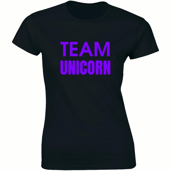 Team Unicorn Cute Mythical Magical Christmas Birthday Party Women's T-Shirt