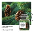 thumbnail image 3 of Yankee Candle Car Jar Ultimate Hanging Car Air Fresheners, Balsam & Cedar, 0.96 oz (Pack of 12), 3 of 4