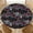Black Flowers, variant on Round Fitted Tablecloth with Elastic Edge Design Table Cover Waterproof Stain-Resistant Wipeable Table Cloth Best for 36"-60" Round Tables for Outdoor Indoor
