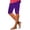 Purple, variant on Seductiva Leggings for Women Women's Quarter Pants 2025 High Waisted Hollow Yoga Quarter Pants Lightweight and Comfortable Quarter Pants Solid Color Soft Casual Pajama Pants Leggings