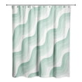 thumbnail image 2 of Creative Products Waves In Green 71 x 74 Shower Curtain, 2 of 2