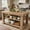 Brown, variant on Fnova 55" 3-Tier Kitchen Island with Storage, Farmhouse Large Stationary Island Table with Leg Room, Dark Brown